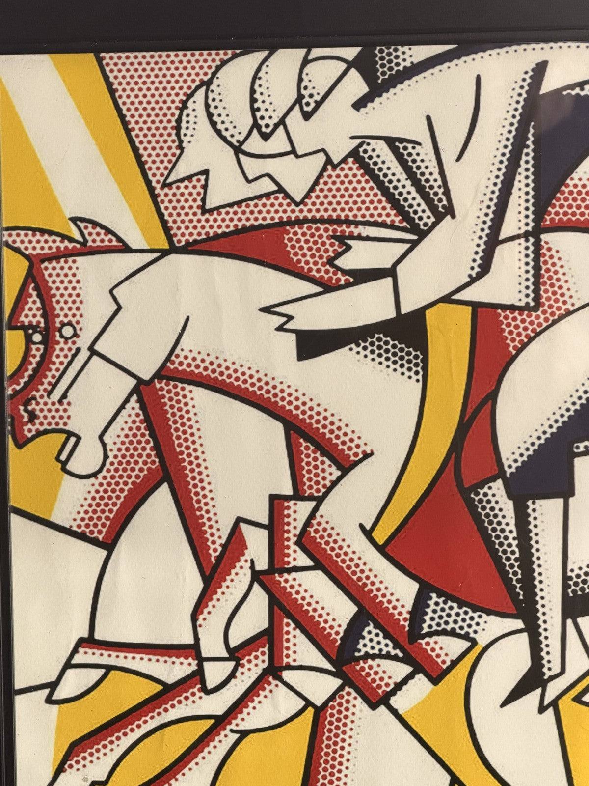 After Roy Lichtenstein I Love Liberty Framed Pop Art Print