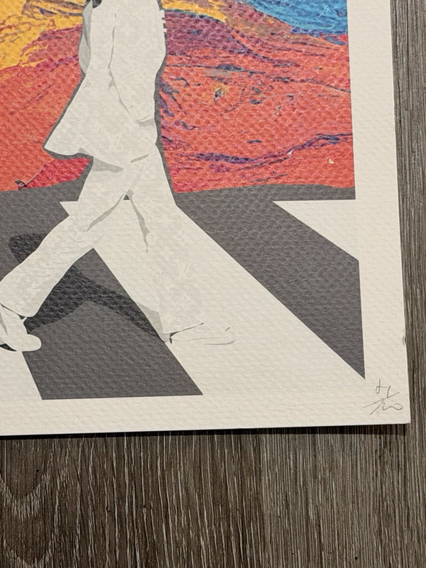 DEATH NYC Beatles Abbey Road Set 2 Prints LV Union Jack Creation of Adam 1/100