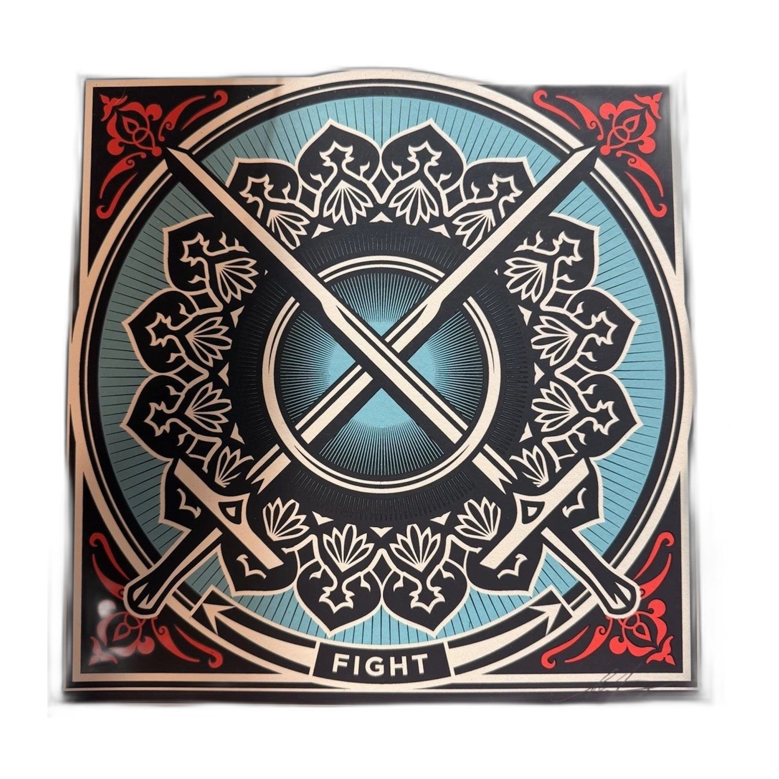 Shepard Fairey FIGHT Artist Proof AP Revolutionary Love 2021 — Gauntlet Gallery