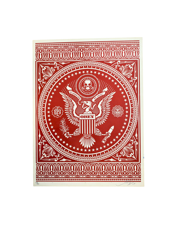 Presidential Seal Red