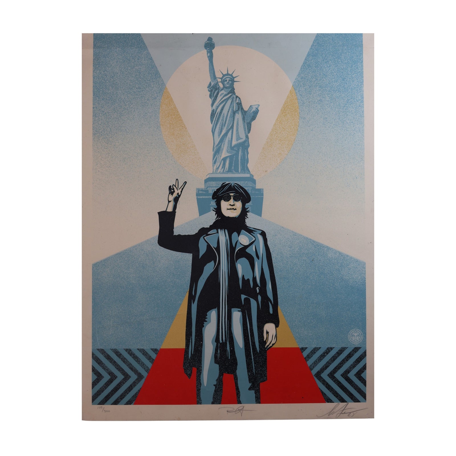 Lennon Peace & Liberty Blue