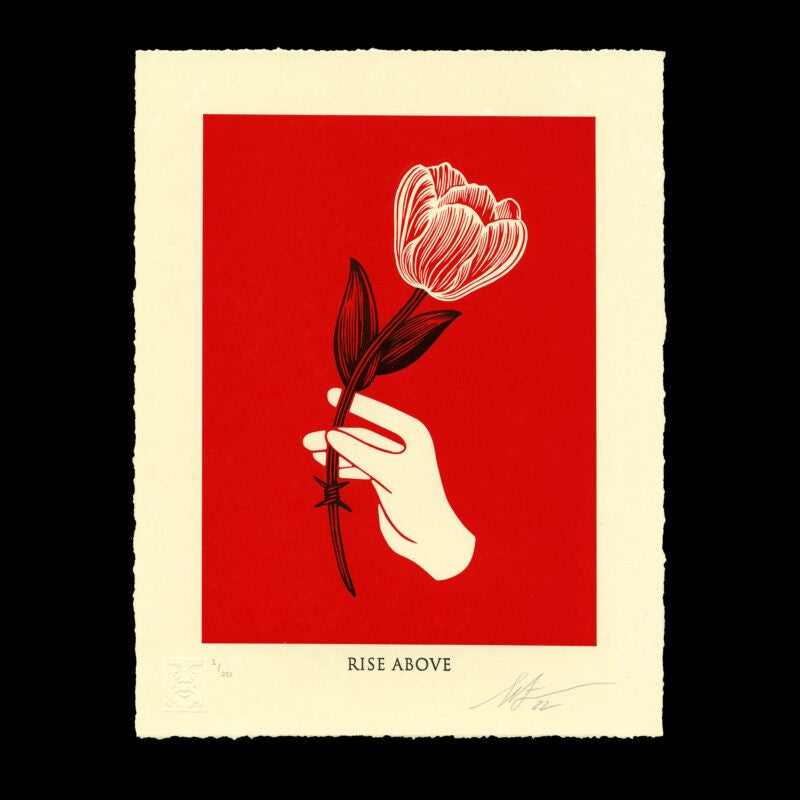 Rise Above (Barbwire, Red)