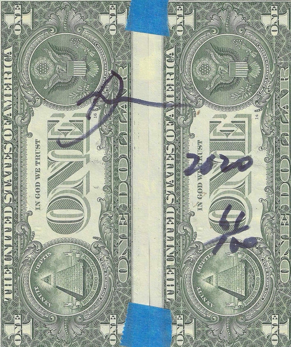 Alice in Wonderland DNYC –$1 Dollar Bills Signed & Numbered RARE! - Gauntlet Gallery