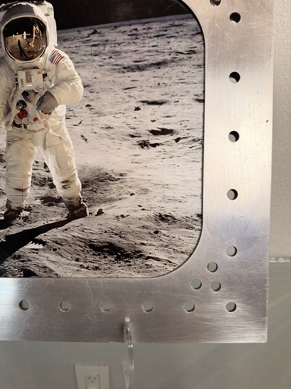 Apollo Program — Apollo 11 Moon Landing 16x20 Photo in Custom Distressed - Gauntlet Gallery