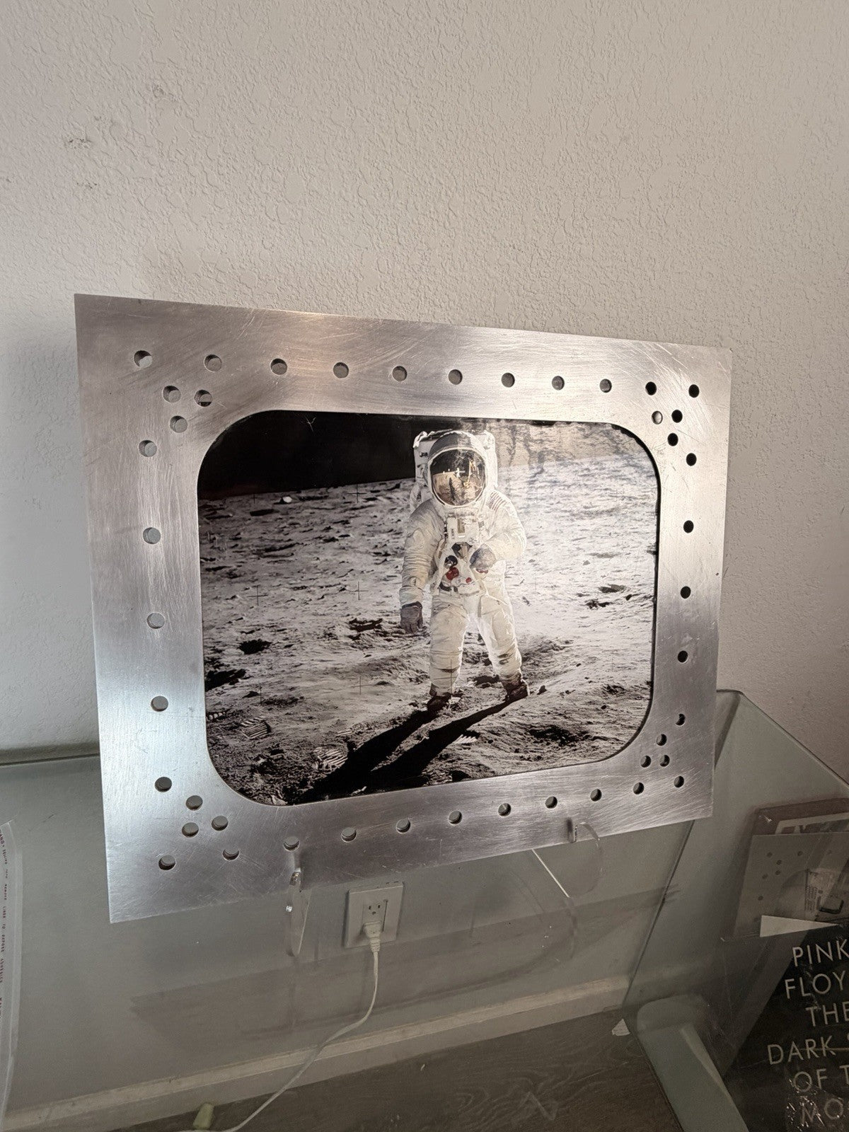 Apollo Program — Apollo 11 Moon Landing 16x20 Photo in Custom Distressed - Gauntlet Gallery