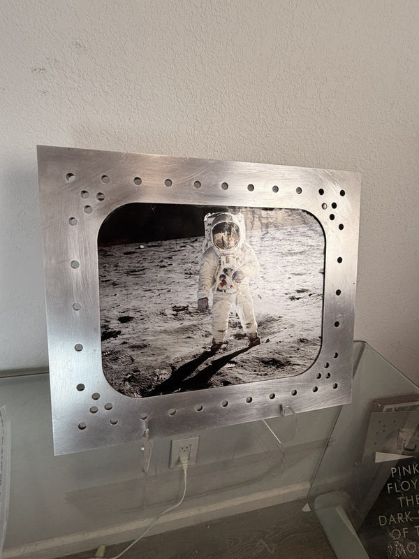 Apollo Program — Apollo 11 Moon Landing 16x20 Photo in Custom Distressed - Gauntlet Gallery
