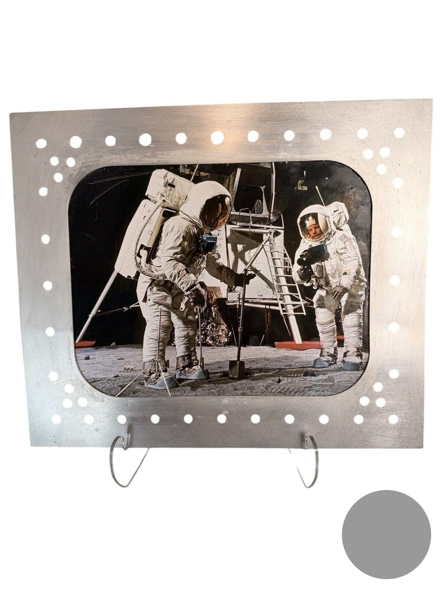 Apollo Program — Apollo 11 Moon Landing 16x20 Photo in Distressed Frame - Gauntlet Gallery