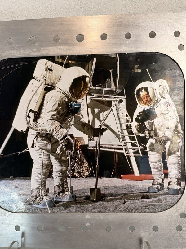 Apollo Program — Apollo 11 Moon Landing 16x20 Photo in Distressed Frame - Gauntlet Gallery