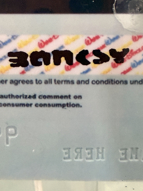 Banksy — D*Face x Banksy "American Depress" Faux Credit Card - Gauntlet Gallery