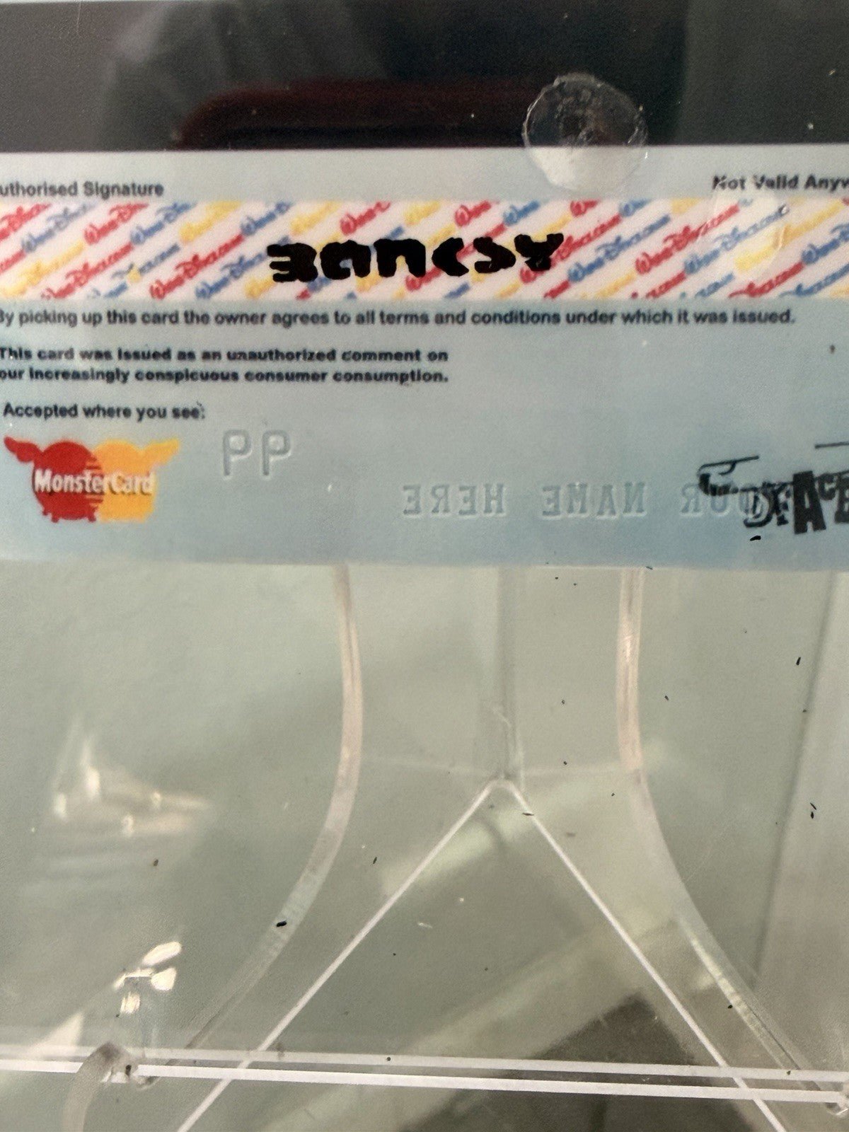 Banksy — D*Face x Banksy "American Depress" Faux Credit Card - Gauntlet Gallery