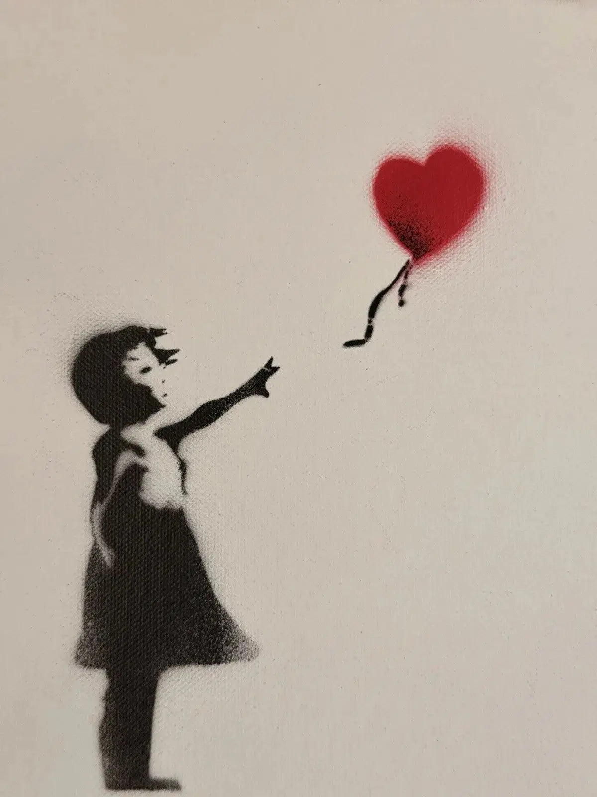 Banksy Girl with Balloon Dismaland 2/12 Signed Stencil Canvas 2015 Ticket - Gauntlet Gauntlet Gallery