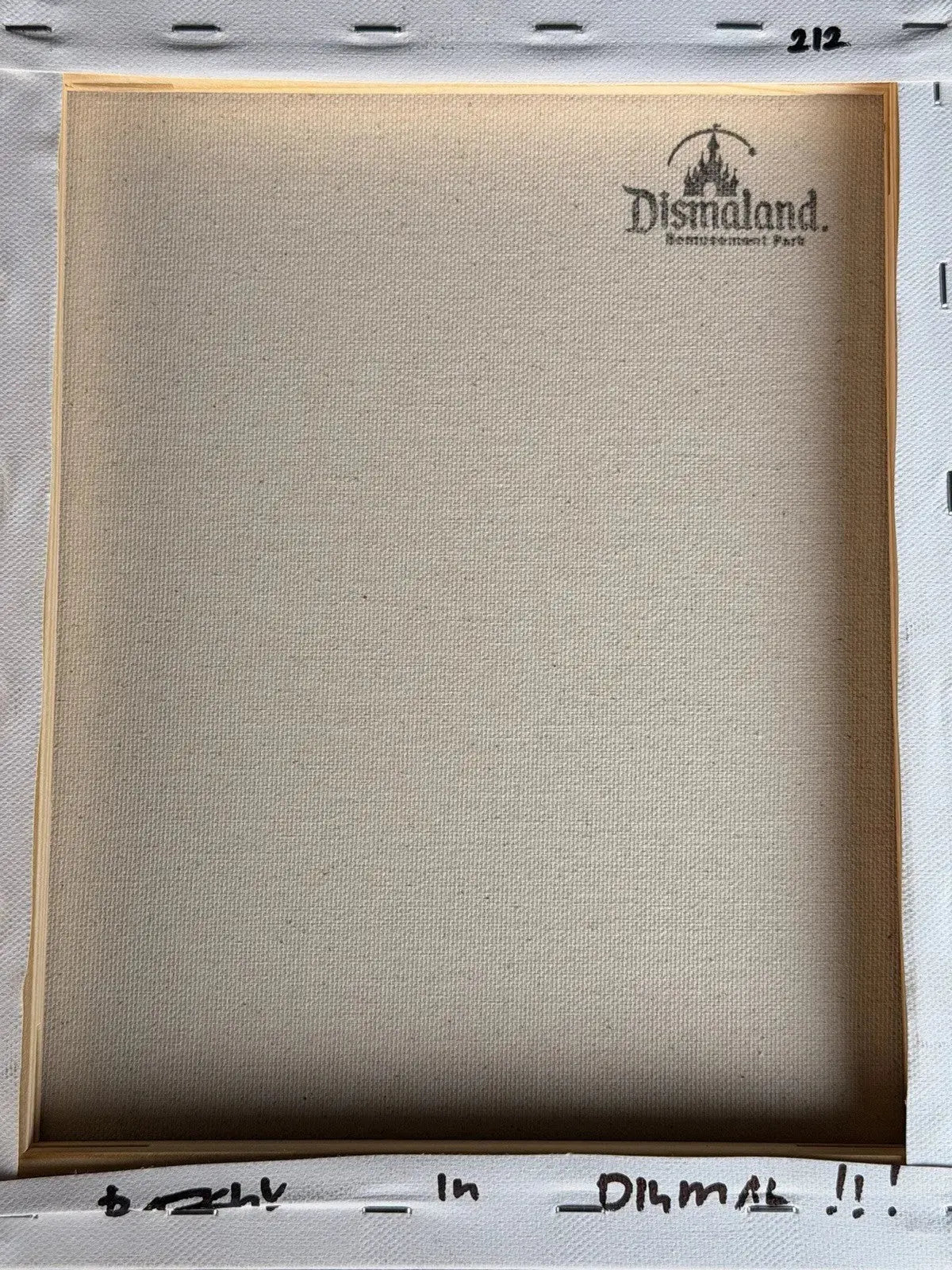 Banksy Girl with Balloon Dismaland 2/12 Signed Stencil Canvas 2015 Ticket - Gauntlet Gauntlet Gallery