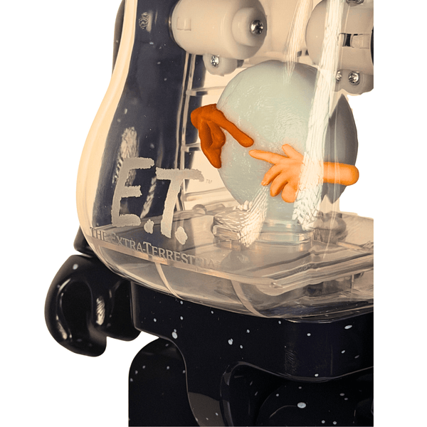 Bearbrick BE@RBRICK E.T. Extra - Terrestrial Light Up 400% 100% Medicom Sealed New - Gauntlet Gallery