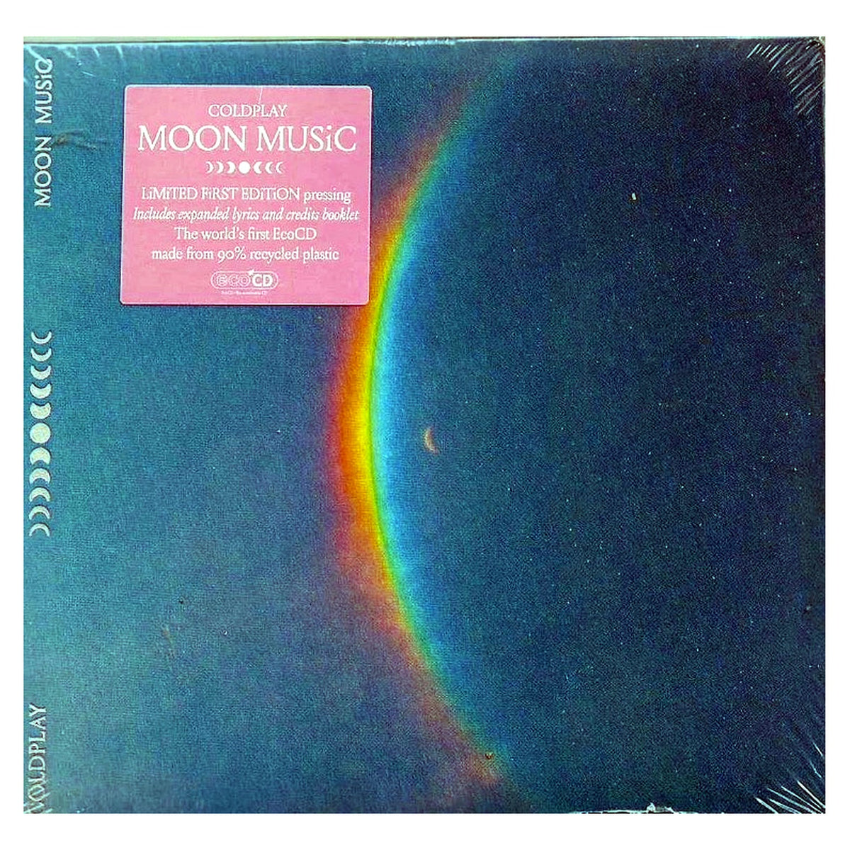 Coldplay Moon Music EcoCD — front (signed, sealed)