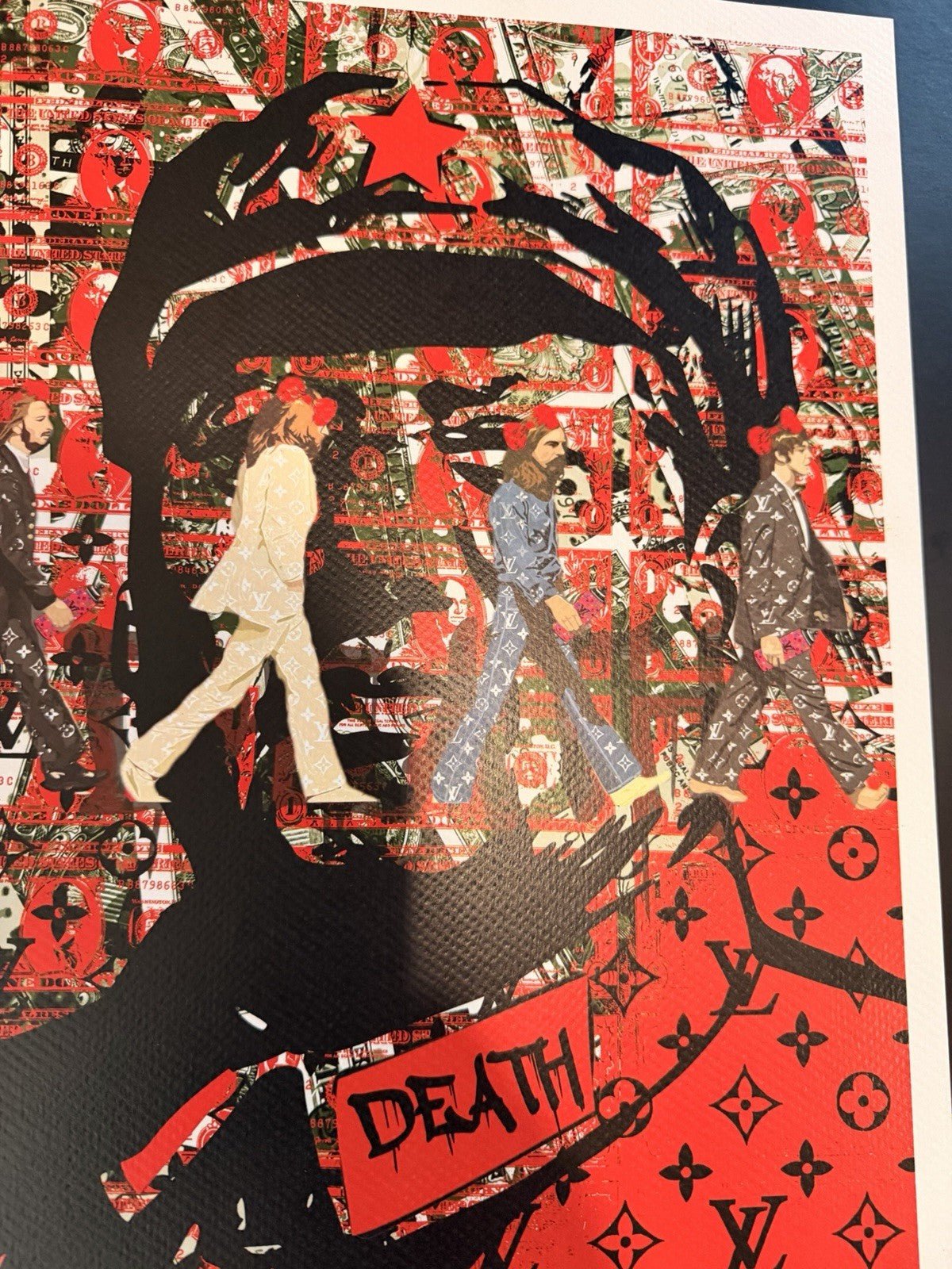 Death NYC — 34/100 Mao Zedong Beatles Abbey Road LV Pop Art 2022 Print - Gauntlet Gallery