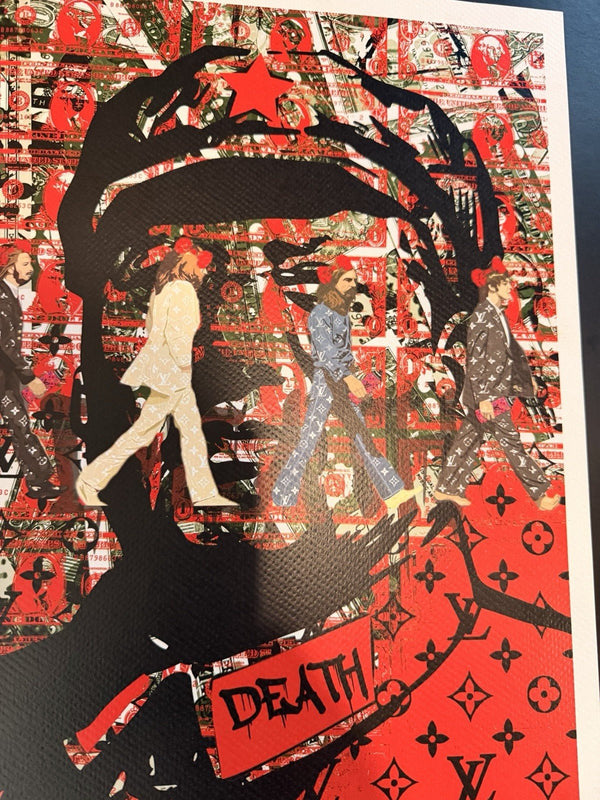 Death NYC — 34/100 Mao Zedong Beatles Abbey Road LV Pop Art 2022 Print - Gauntlet Gallery
