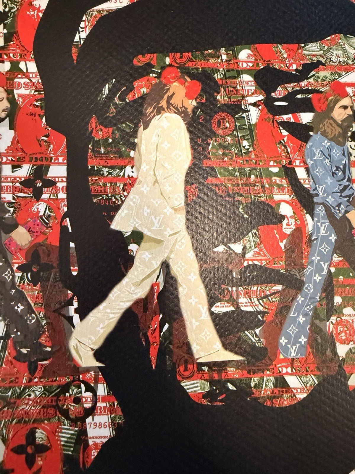Death NYC — 34/100 Mao Zedong Beatles Abbey Road LV Pop Art 2022 Print - Gauntlet Gallery