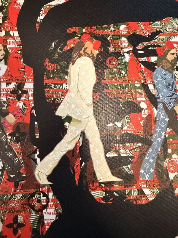 Death NYC — 34/100 Mao Zedong Beatles Abbey Road LV Pop Art 2022 Print - Gauntlet Gallery