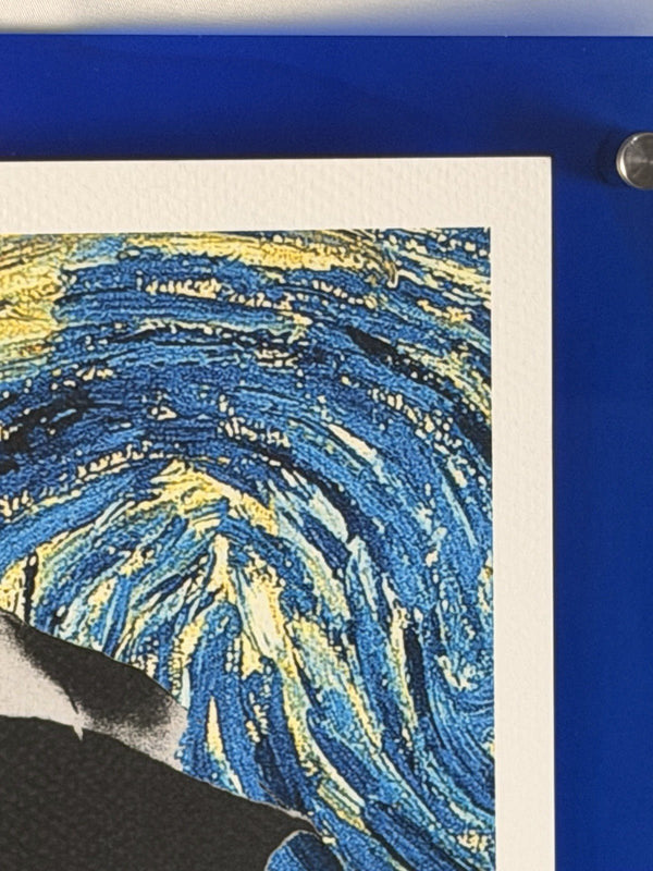 Death NYC Banksy Nola Umbrella Girl Van Gogh Starry Night Signed Pop Art Print - Gauntlet Gallery