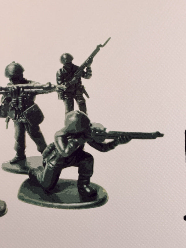 Death NYC Barack Obama Toy Soldiers Hands Up Political Pop Art Print 2020 - Gauntlet Gallery