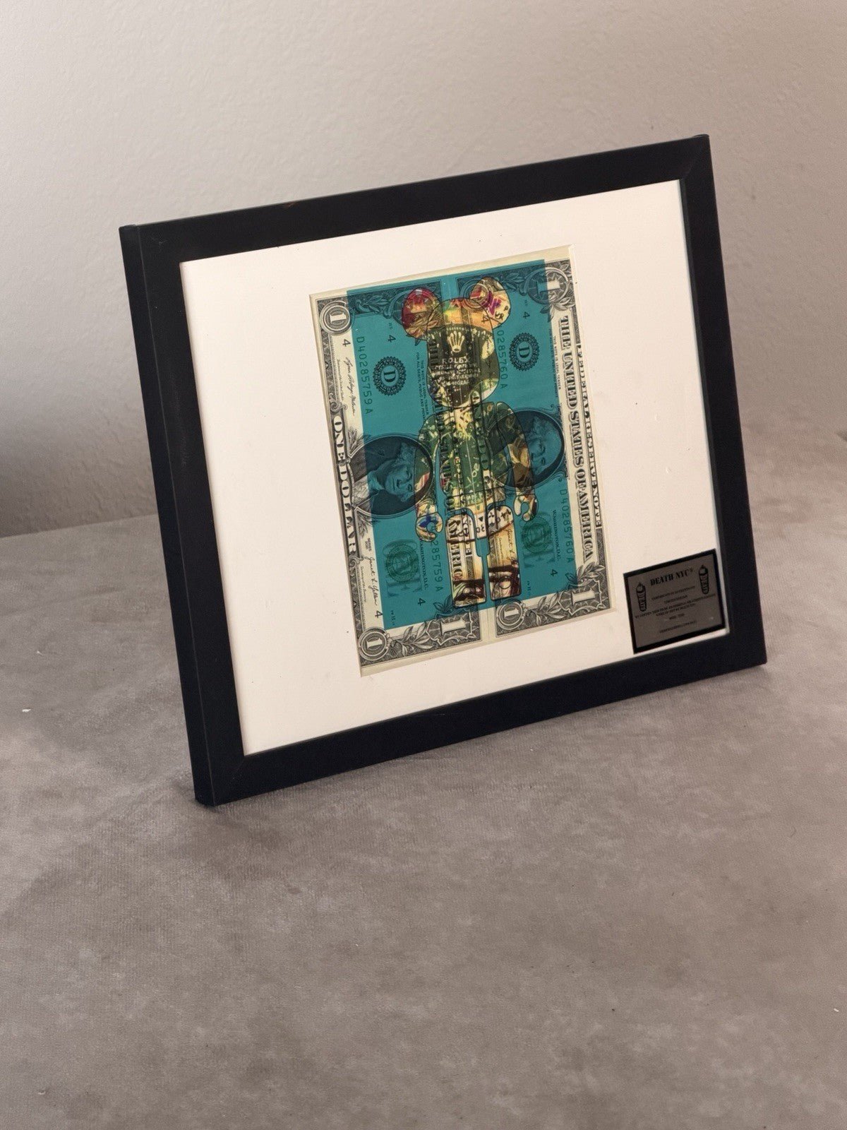 Death NYC BE@RBRICK × Rolex Framed 2020 - Gauntlet Gallery