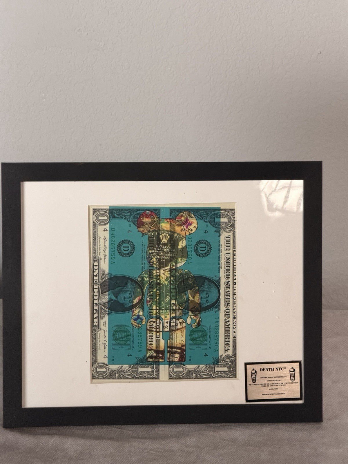 Death NYC BE@RBRICK × Rolex Framed 2020 - Gauntlet Gallery