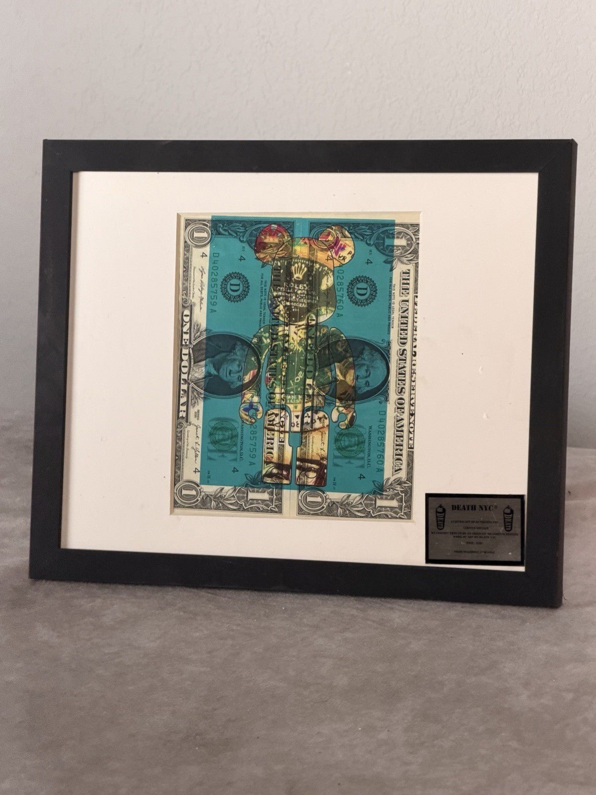 Death NYC BE@RBRICK × Rolex Framed 2020 - Gauntlet Gallery