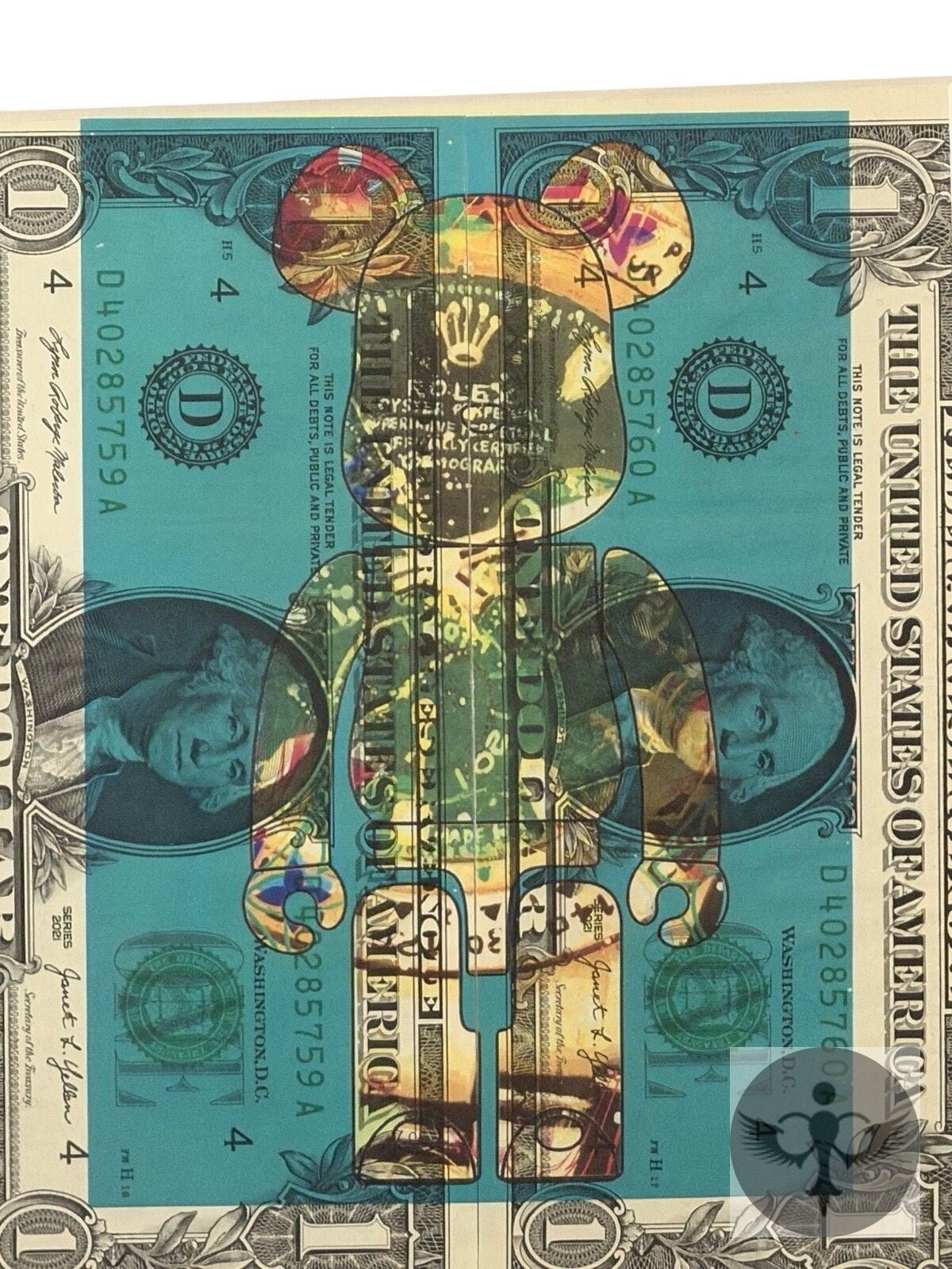 Death NYC BE@RBRICK × Rolex Framed 2020 - Gauntlet Gallery