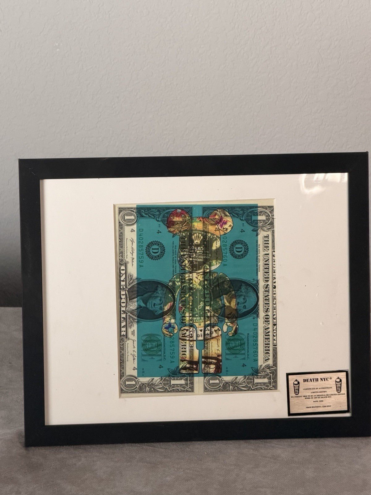 Death NYC BE@RBRICK × Rolex Framed 2020 - Gauntlet Gallery
