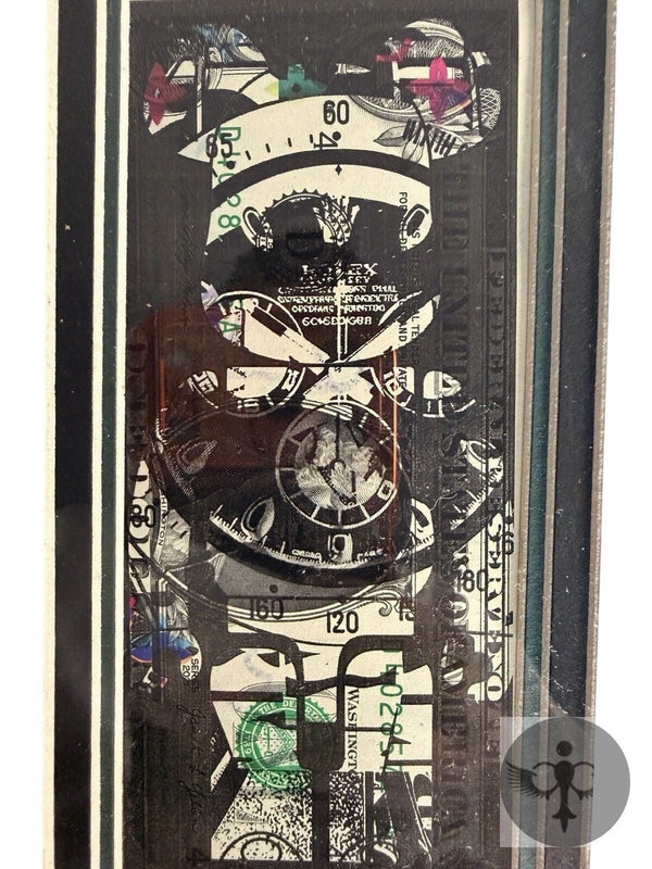 Death NYC — BE@RBRICK × Rolex on $1 Bill - Gauntlet Gallery