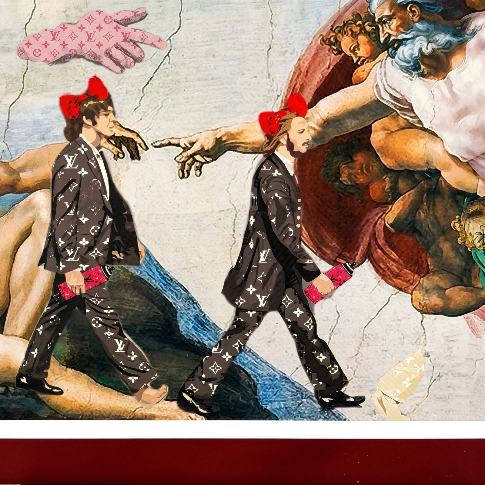 Death NYC — "Creation of Adam × Louis Vuitton × The Beatles" - Gauntlet Gallery