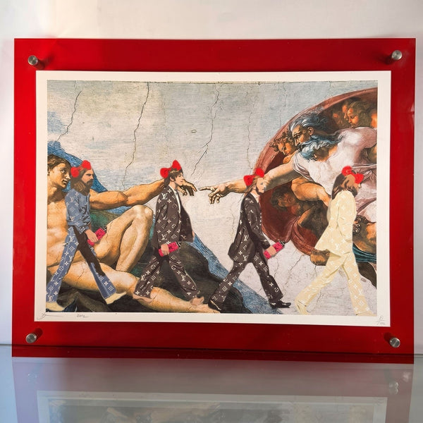 Death NYC — "Creation of Adam × Louis Vuitton × The Beatles" - Gauntlet Gallery