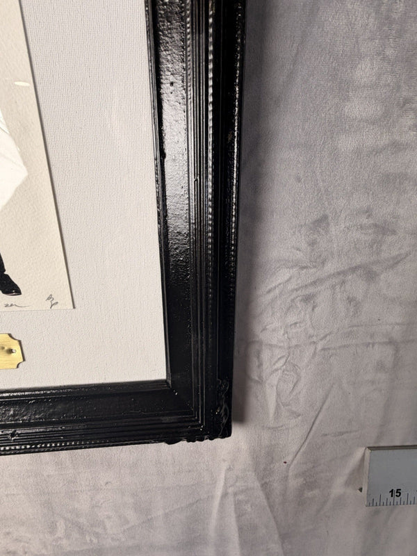 Death NYC — Gold Gun Elvis 2012 A/P Artist Proof Framed - Gauntlet Gallery