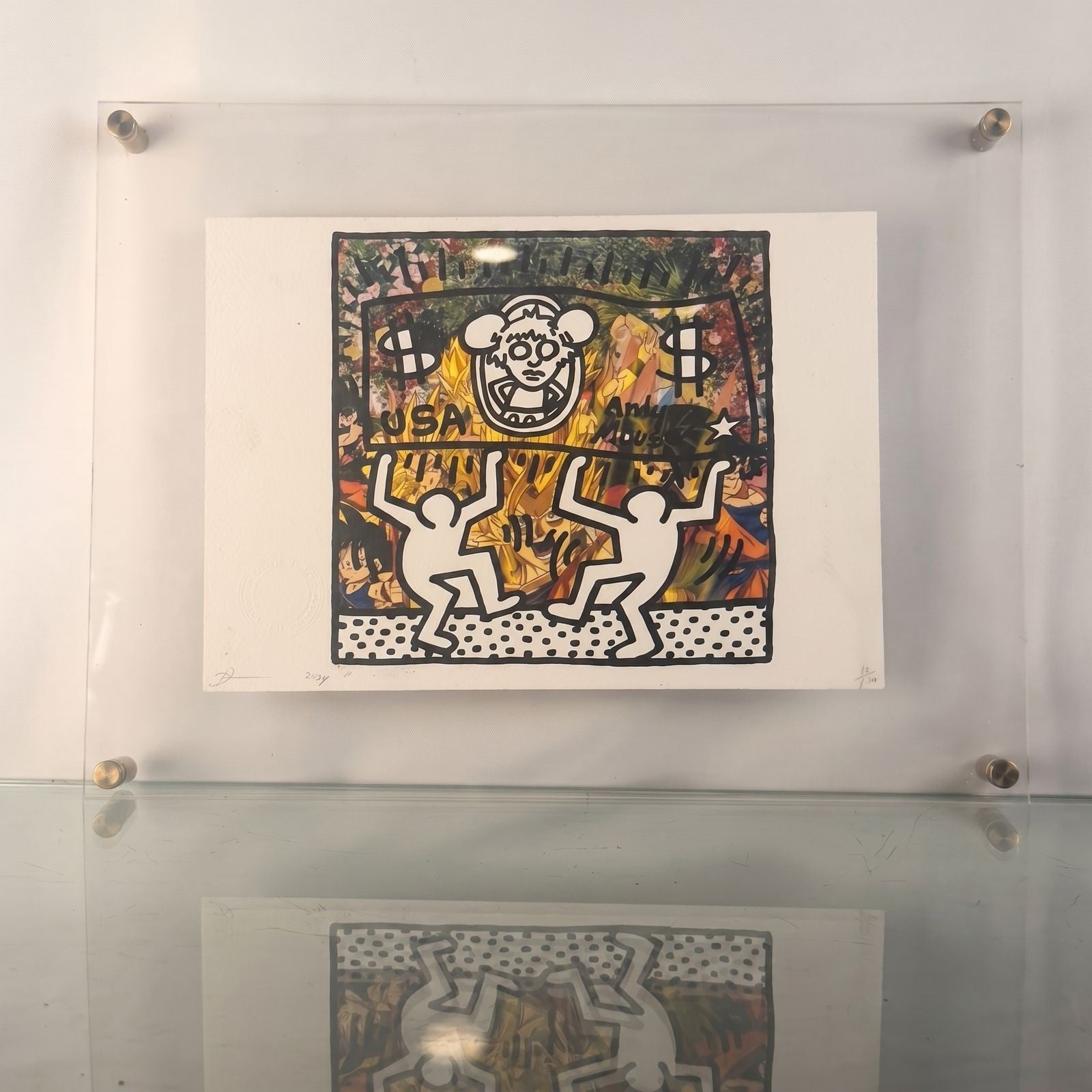 Death NYC — Haring Andy Mouse x Dragon Ball Z Signed X/100 - Gauntlet Gallery