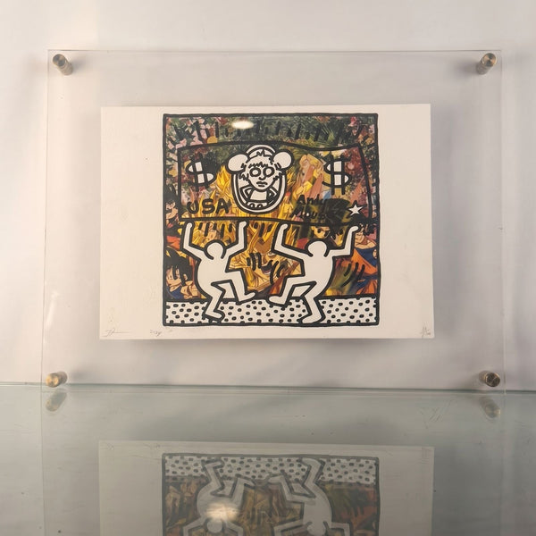 Death NYC — Haring Andy Mouse x Dragon Ball Z Signed X/100 - Gauntlet Gallery