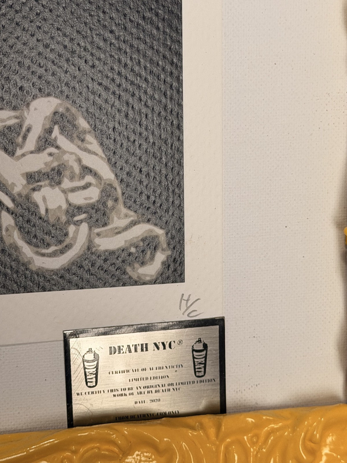 Death NYC — Jimi Hendrix Dom Perignon 2017 H/C Artist Proof Print - Gauntlet Gallery