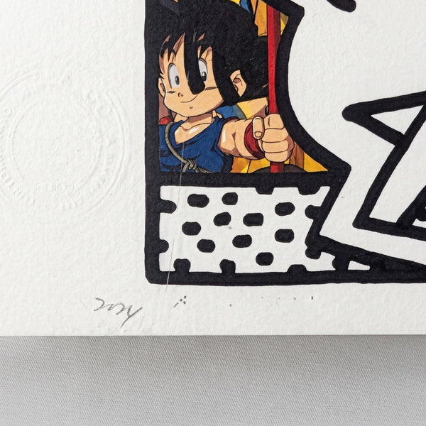 Death NYC Keith Haring Andy Mouse Dragon Ball Z Signed 12/50 2024 Pop Art Print - Gauntlet Gallery