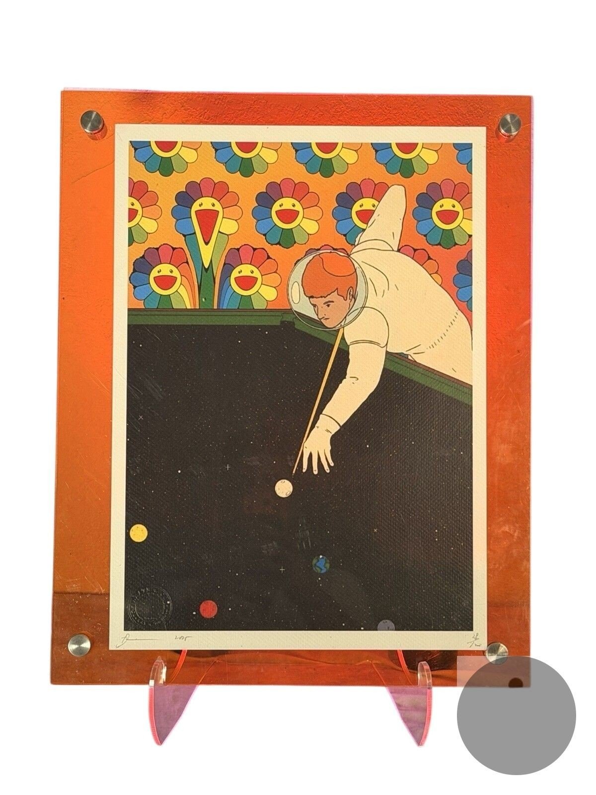 Death NYC — Ltd Edition Astronaut Pool Table Print x Murakami Flowers - Gauntlet Gallery