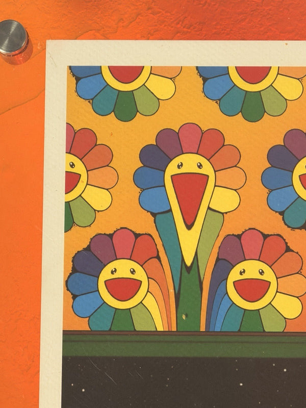 Death NYC — Ltd Edition Astronaut Pool Table Print x Murakami Flowers - Gauntlet Gallery