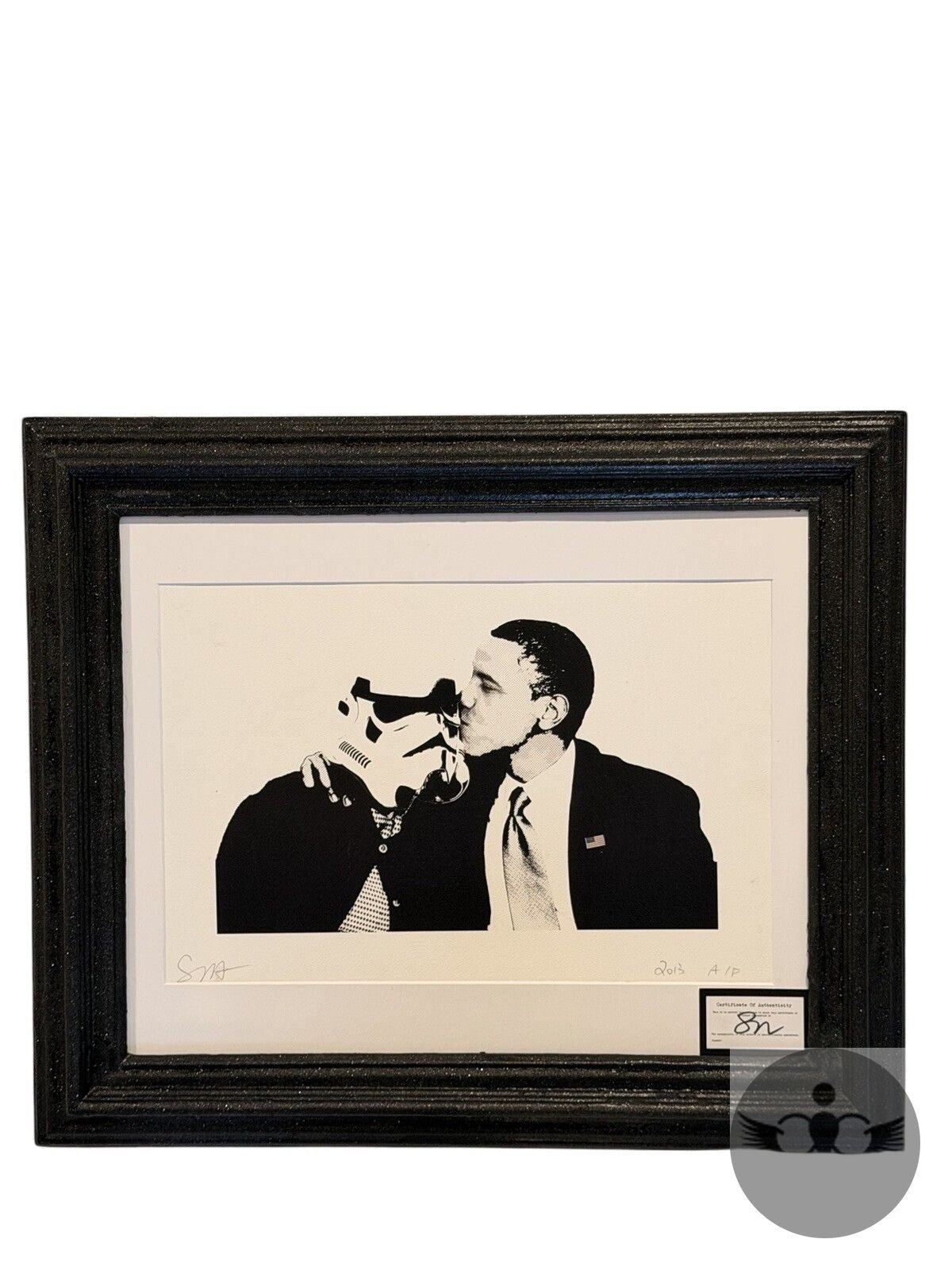Death NYC — Obama x Stormtrooper, 2013 A/P Framed Political Piece - Gauntlet Gallery