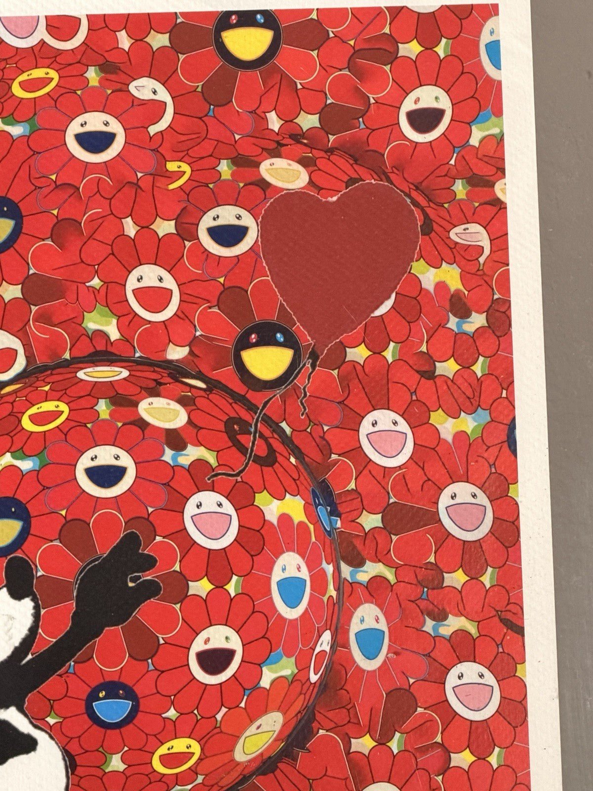 Death NYC — Print Mickey Mouse Murakami Flowers Banksy Heart 5/100 - Gauntlet Gallery