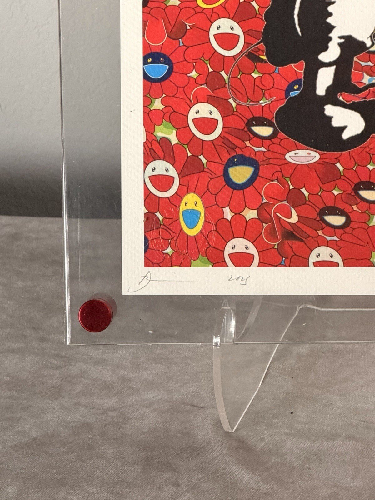 Death NYC — Print Mickey Mouse Murakami Flowers Banksy Heart 5/100 - Gauntlet Gallery