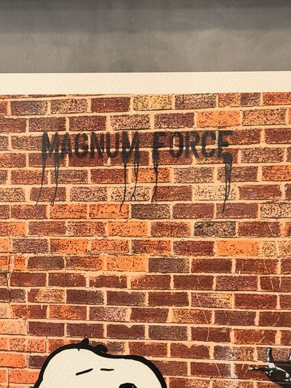Death NYC — Snoopy 'Magnum Force' Print Framed /100 - Gauntlet Gallery