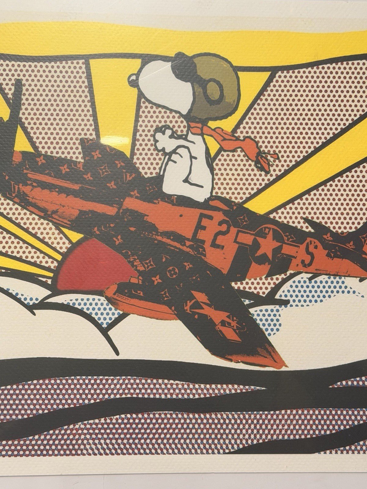 Death NYC — Snoopy Pilot Plane Flying Ace Print - Gauntlet Gallery