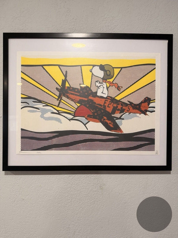 Death NYC — Snoopy Pilot Plane Flying Ace Print - Gauntlet Gallery