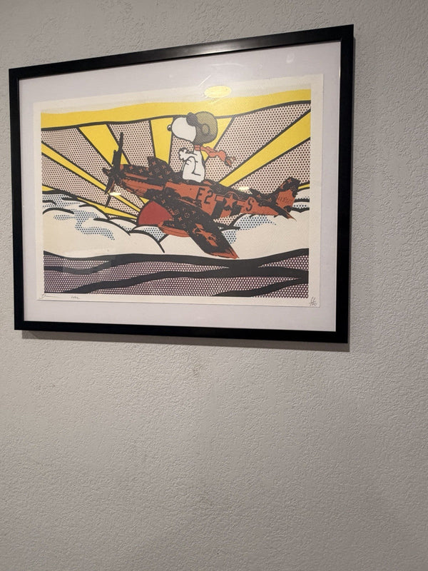 Death NYC — Snoopy Pilot Plane Flying Ace Print - Gauntlet Gallery