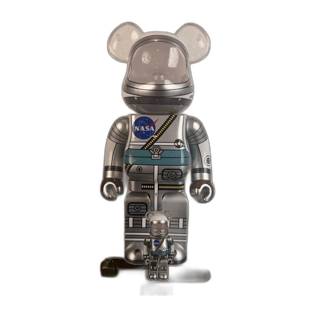 Bearbrick BE@RBRICK Mercury Astronaut 400% 100% Set NASA Medicom Toy Sealed New