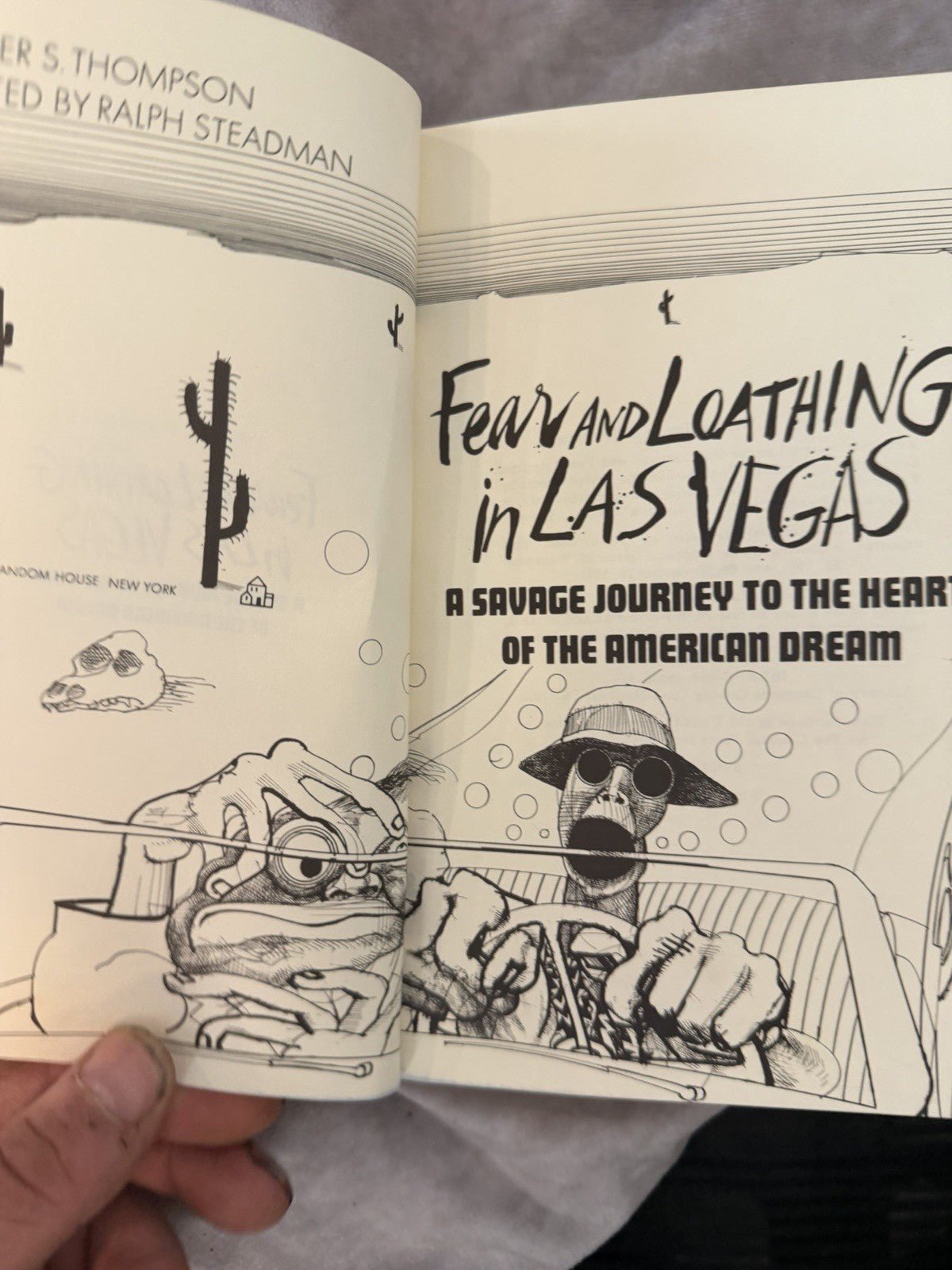 Hunter S. Thompson — Fear and Loathing in Las Vegas 1st Edition 1971 No DJ - Gauntlet Gallery