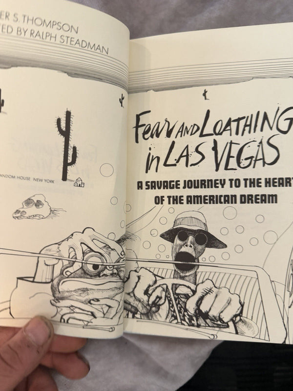 Hunter S. Thompson — Fear and Loathing in Las Vegas 1st Edition 1971 No DJ - Gauntlet Gallery