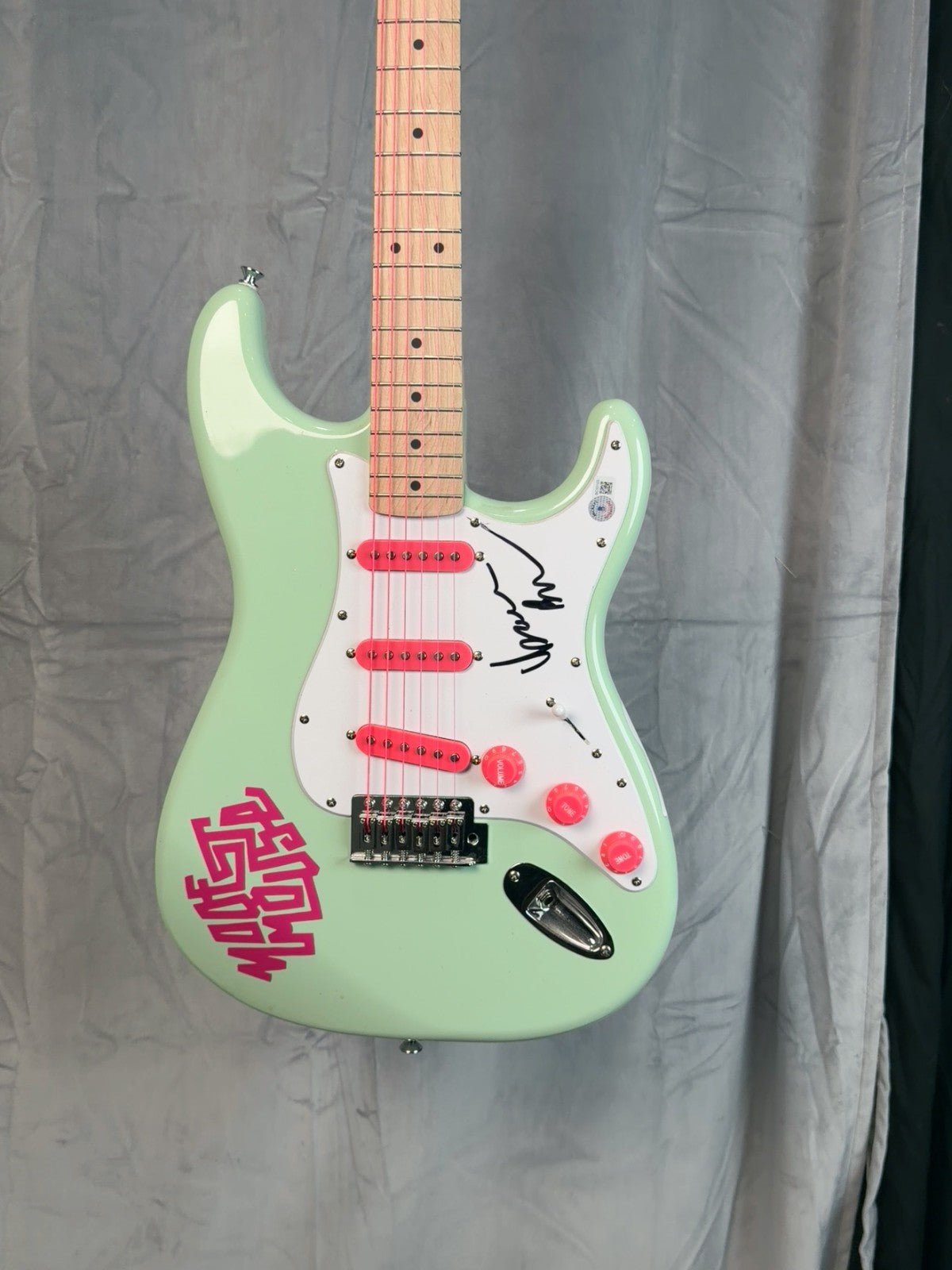Isaac Brock — Mint Green Strat Guitar - Custom Model - Gauntlet Gallery